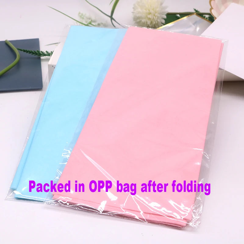 5pcs Tissue Paper 50*66CM Craft Paper Floral Wrapping Scrapbooking Paper Gift Decorative Flower Paper Home Decoration Party