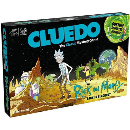 USAOPOLY CLUE  Rick and Morty Game English Family Multiplayer Friends Party Play Cards Game Plot Collection Toys Gifts