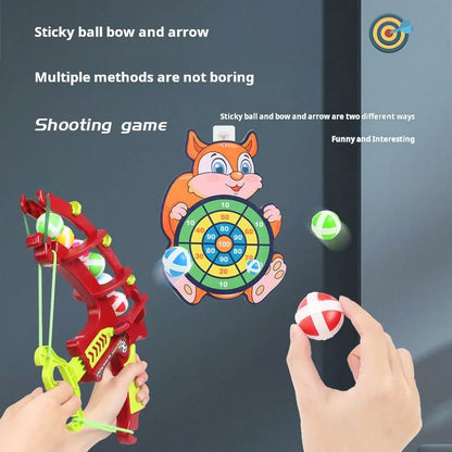 Montessori Throw Sport Slingshot Target Sticky Ball Dartboard Basketball Board Games Educational Children's outdoor Game toy