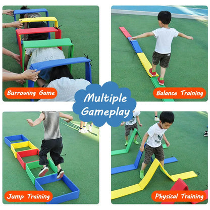 Kids Balance Jump Sensory Integration Training Toys Parish Outdoor Sports Party Social Games Group Activities For 3-6 Year Olds