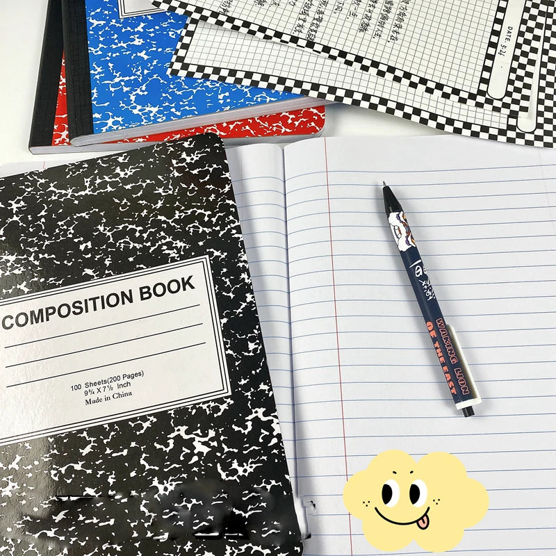 Sharkbang B5 Composition Notebook 100 Sheets 200 Pages Snowflakes Dairy Line Papers Studentds Fashion Dairy Book Stationery Gift