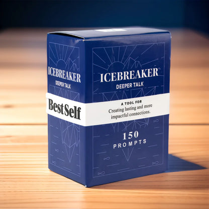 Icebreaker Card Game BestSelf Talk Game Conversation Starter Deep Talk Deck Powerful Tool Strengthen Relationships Board Game