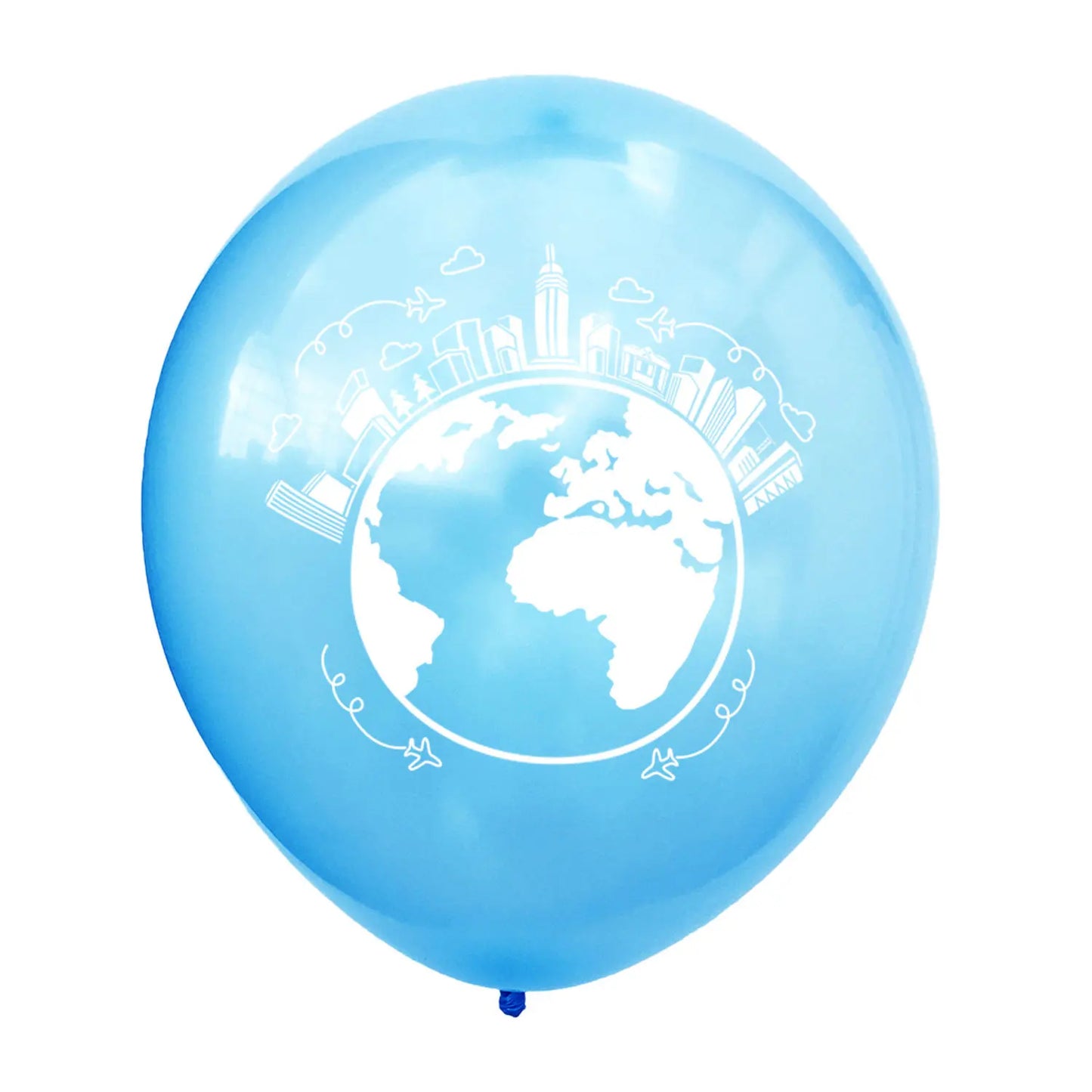 World Map Latex Balloons for Children, Earth Day Decor, Planet, Classroom Decor Birthday Decoration, Map Balloons, 10 PCs/Lot