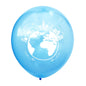 World Map Latex Balloons for Children, Earth Day Decor, Planet, Classroom Decor Birthday Decoration, Map Balloons, 10 PCs/Lot