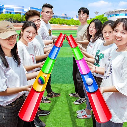 Team Building Outdoor Games Pipeline Challenge Adults Parent-child Interaction Sensory Ball Toy For Kids Kindergarten Sport Set