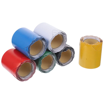 6 Rolls Blackboard Classroom Bulletin Border Festival Accessories Decorative Decorate Paper Borders Supply Supplies