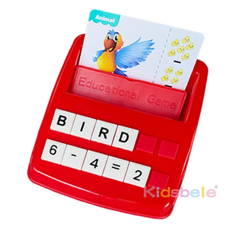 Reading Educational And 2 In 1 Spelling Learning Toys Matching Letter and Math Game Sight Word Games