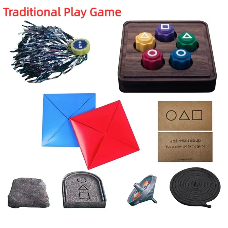 Korean Game Traditional Play Game Fun Jack Stone Pebbles Set Hand Eye Coordination Training Toy Set For Board Game Party Games