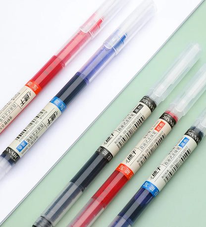 High Quality Needle Type Gel Pens Straight Liquid Ballpoint Pen Kawaii Stationery School Office Supplies Writing