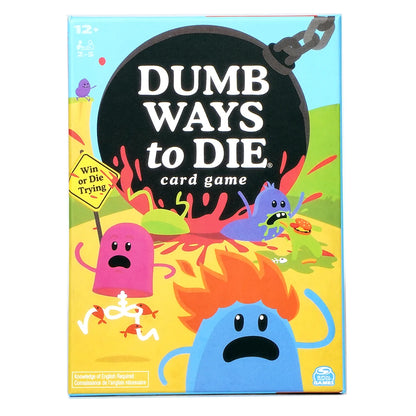 Spin Master Games Dumb Ways to Die Card Game The Viral Hit Card Game for College Birthday More Family Games Party Games Fun Game