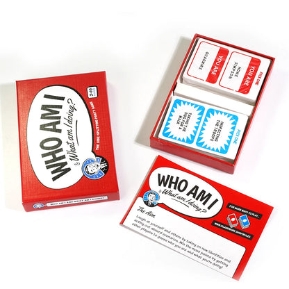 Who Am I & What Am I Doing Card Game Funny Player Party Game Charades Impressions Card Game For Adults Couples Family For Travel