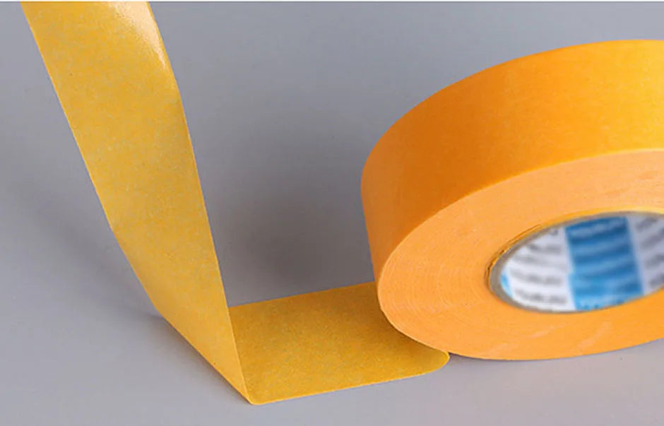 10PCS Yellow High Viscosity Painting Masking Paper Adhesive Painters Tape Beautiful Sewing Color Separation Tape Car stick