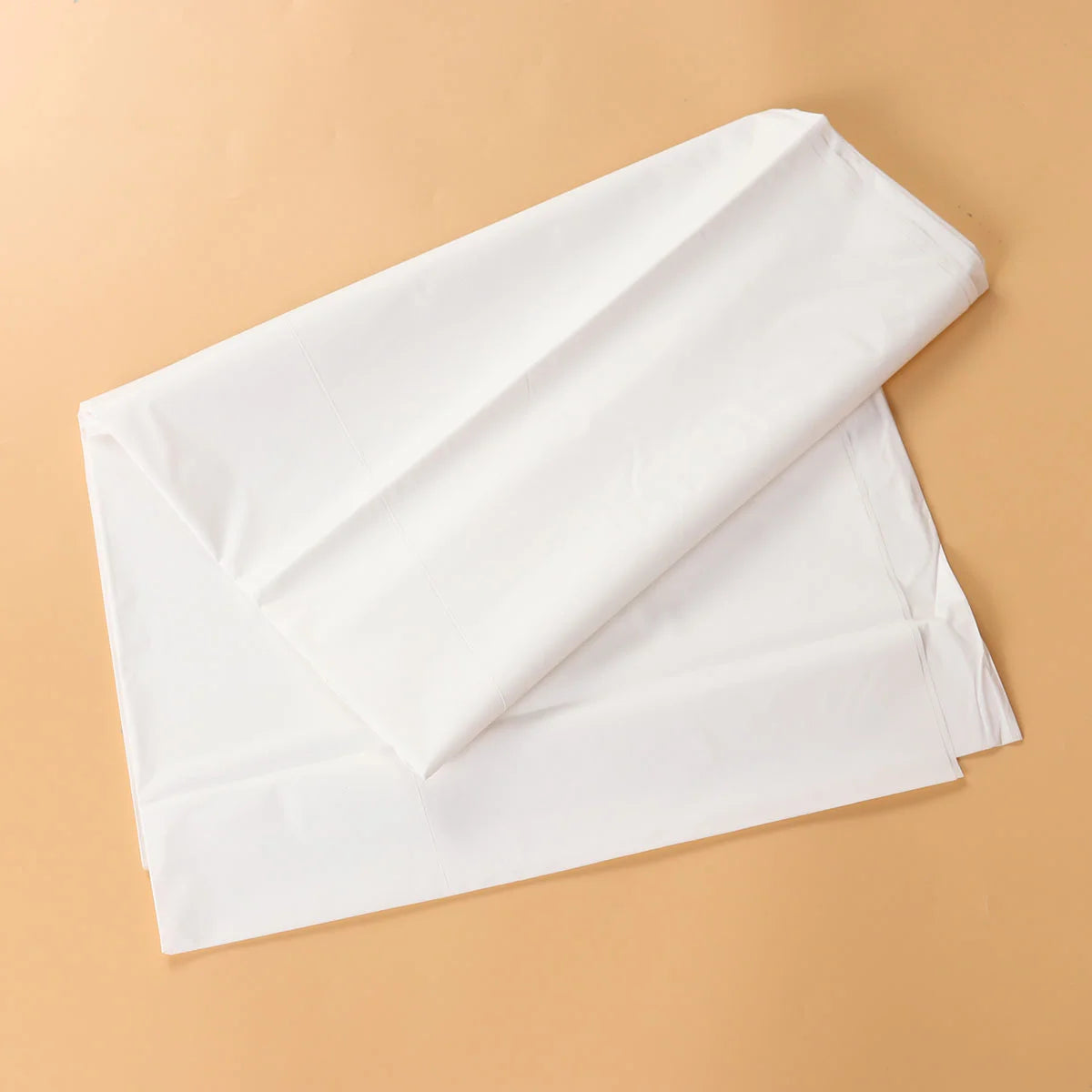 Disposable Table Cloth Cloths Tablecloth Party PE Covers Waterproof Thicken White