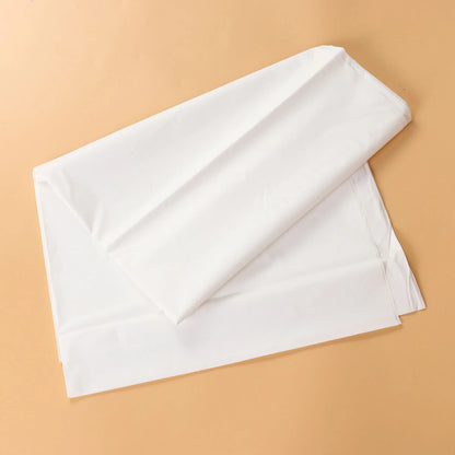 Disposable Table Cloth Cloths Tablecloth Party PE Covers Waterproof Thicken White