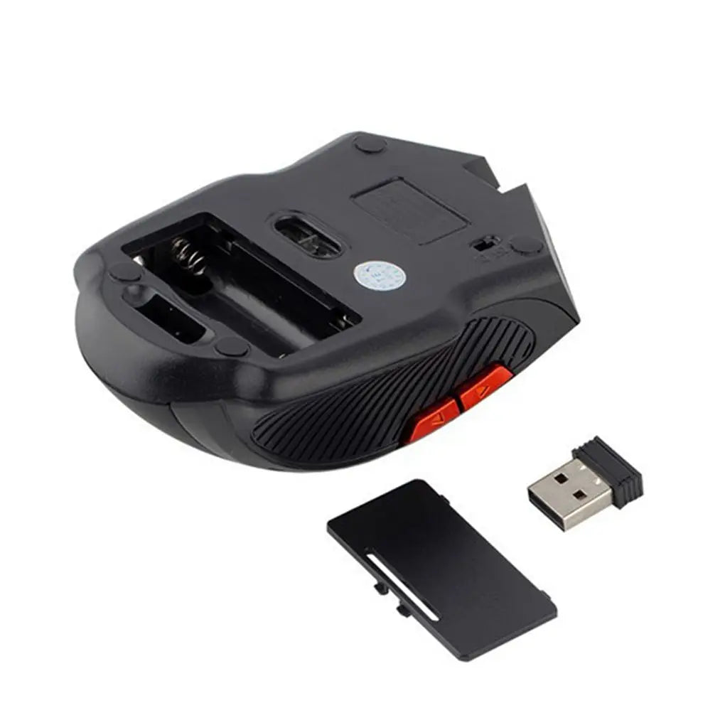 2.4Ghz Gaming Wireless Mouse for MacBook Air Pro 2018-2022 With USB Receiver 1000-1600 Adjustable DPI PC Computer Gaming Mouse