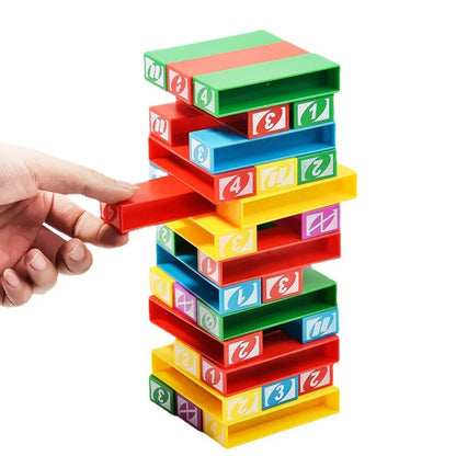 UNO Building Blocks Toy Board Game Set - Fun and Challenging