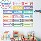 16 PCS Children learning Weather flash cards Teacher's teaching aids Classroom Decoration Card Baby kid Early Education toys