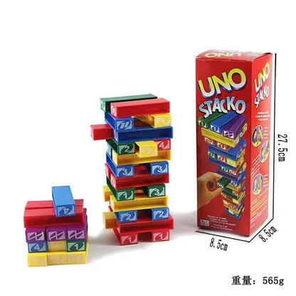 UNO Building Blocks Toy Board Game Set - Fun and Challenging