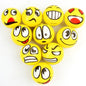 6PCS 6.3cm facial expression foam ball PU extrusion pressure ball outdoor sports decompression toy wrist sports children's toy